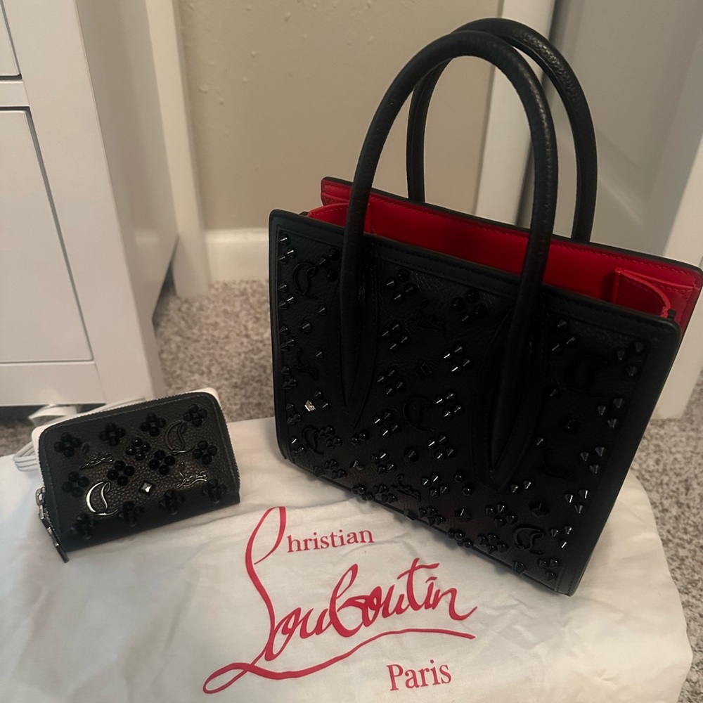 Christian Louboutin mini purse with mini wallet